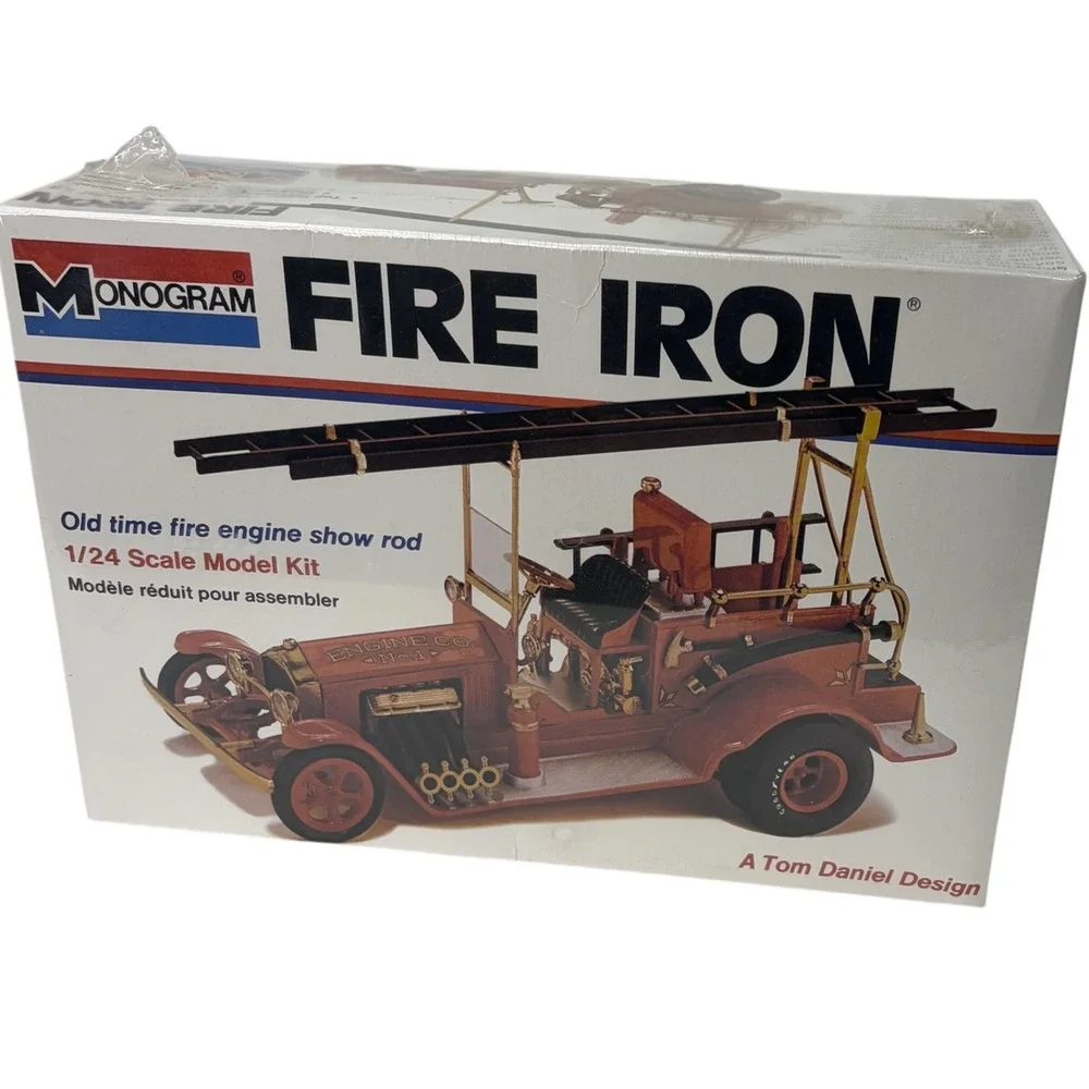 Monogram Fire Iron 1/24 Model Kit 7530 Tom Daniel AE Classics Factory Sealed Vtg